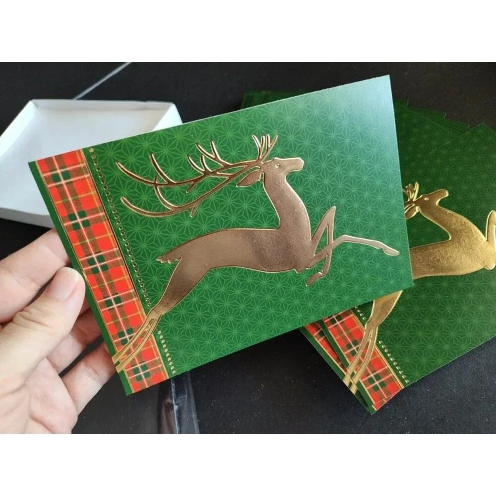 100 pcs Christmas holidays cards and envelopes postcards
